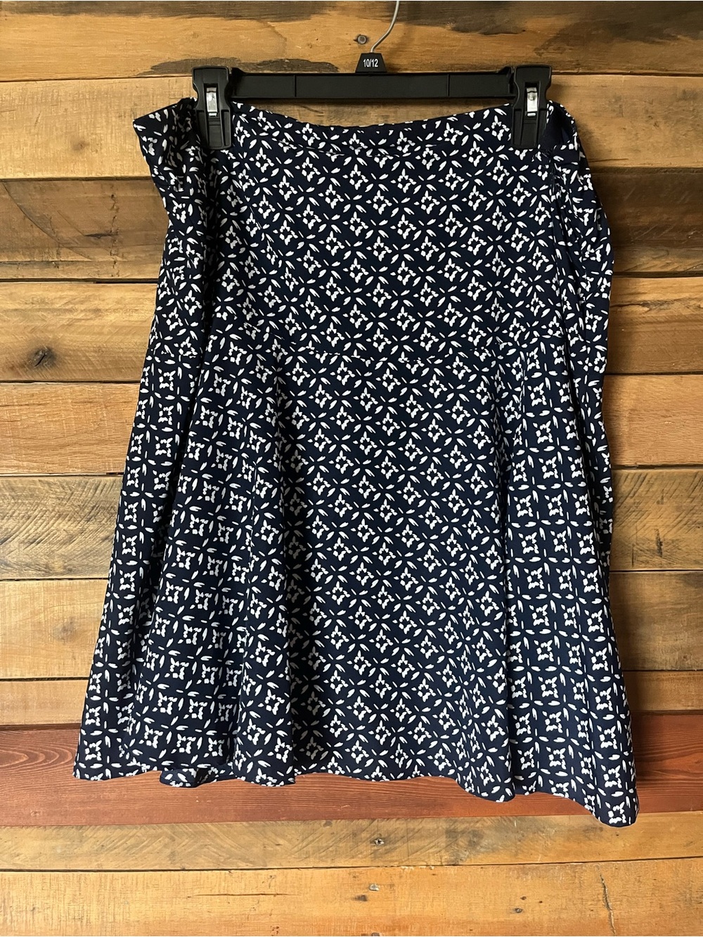 Ralph Lauren Navy and White A-Line  Skirt - Picture 7 of 7